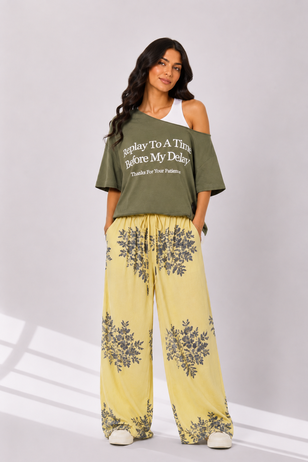 off shoulder top box fit + basic cut
