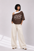 off shoulder top box fit + basic cut