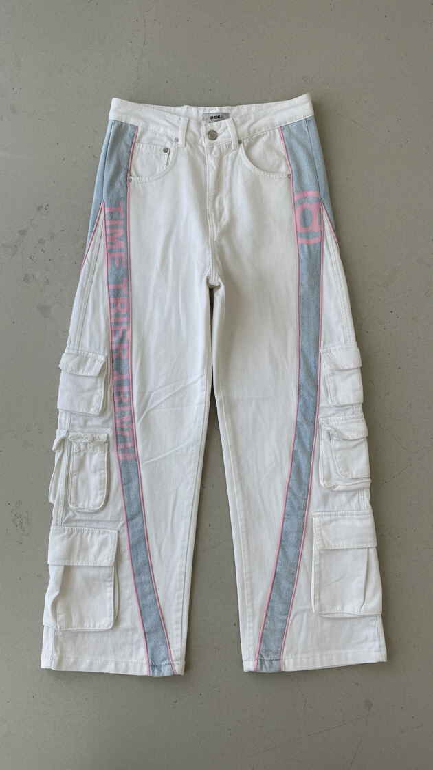 pantaloons white cargo