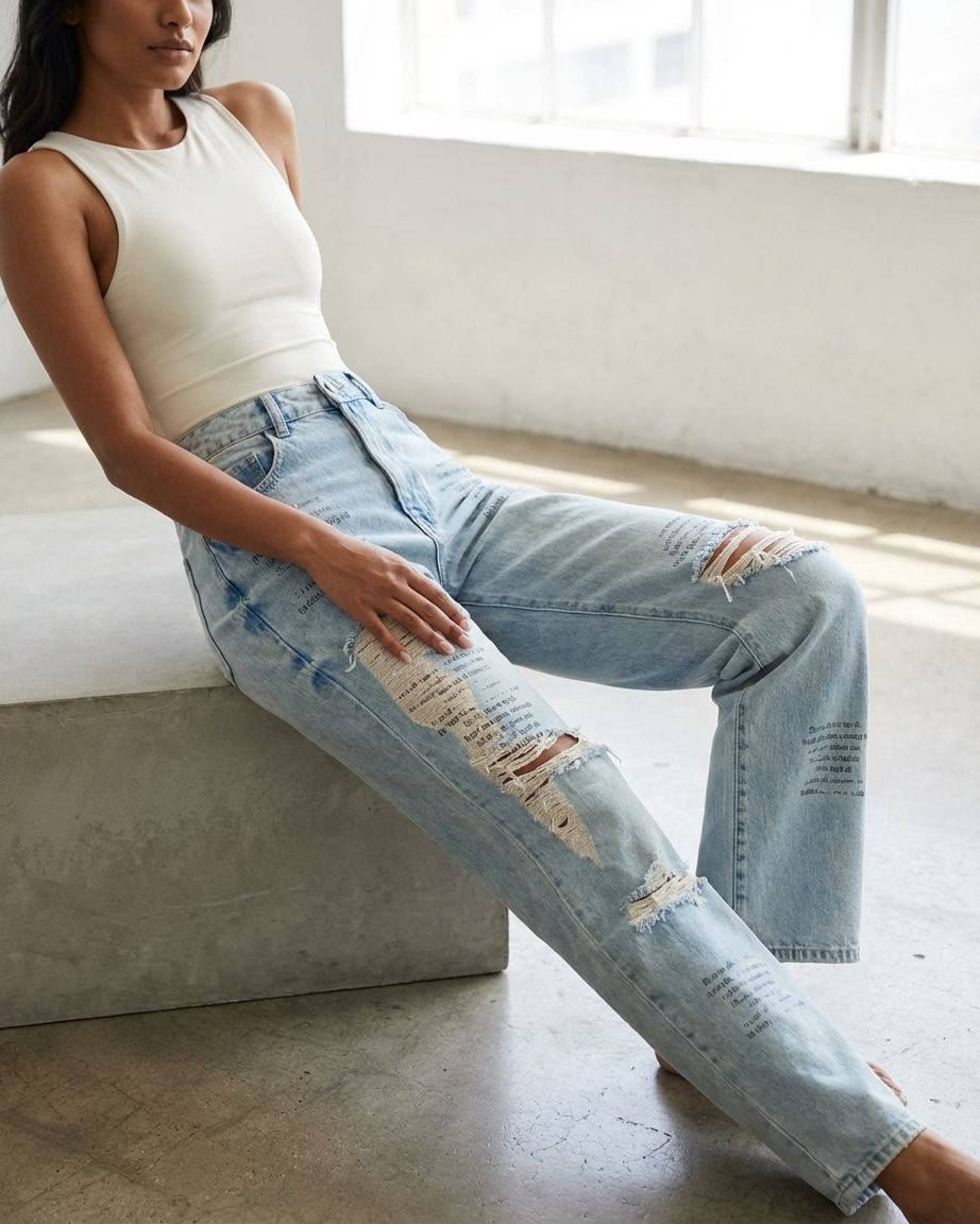 pantaloon jeans cutting