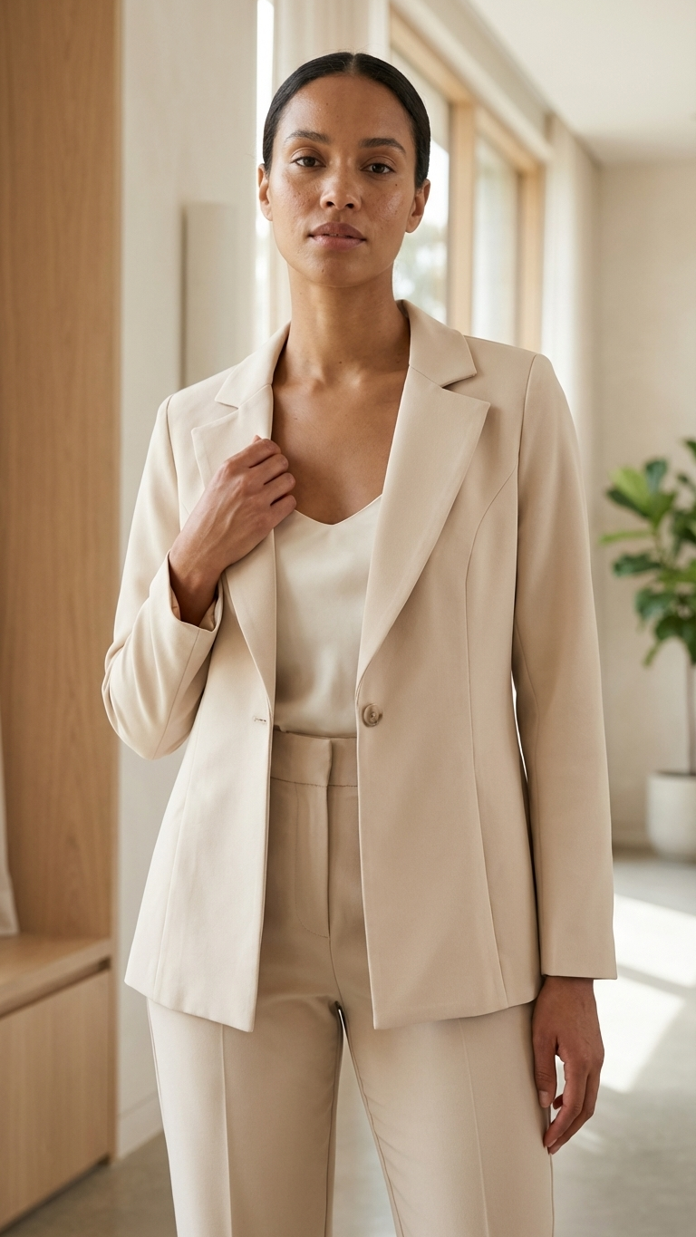 Beige Blazer