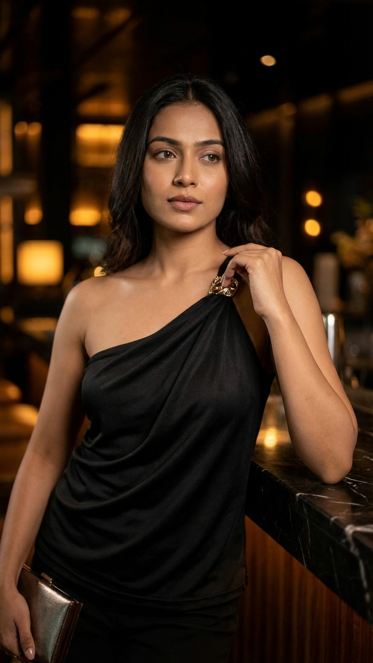 one shoulder blouse